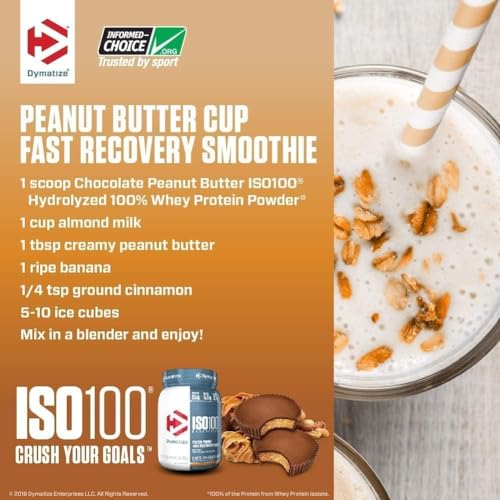 Dymatize ISO100 Hydrolyzed Protein Powder, 100% Whey Isolate Protein, 25g of Protein Dymatize uk supplements