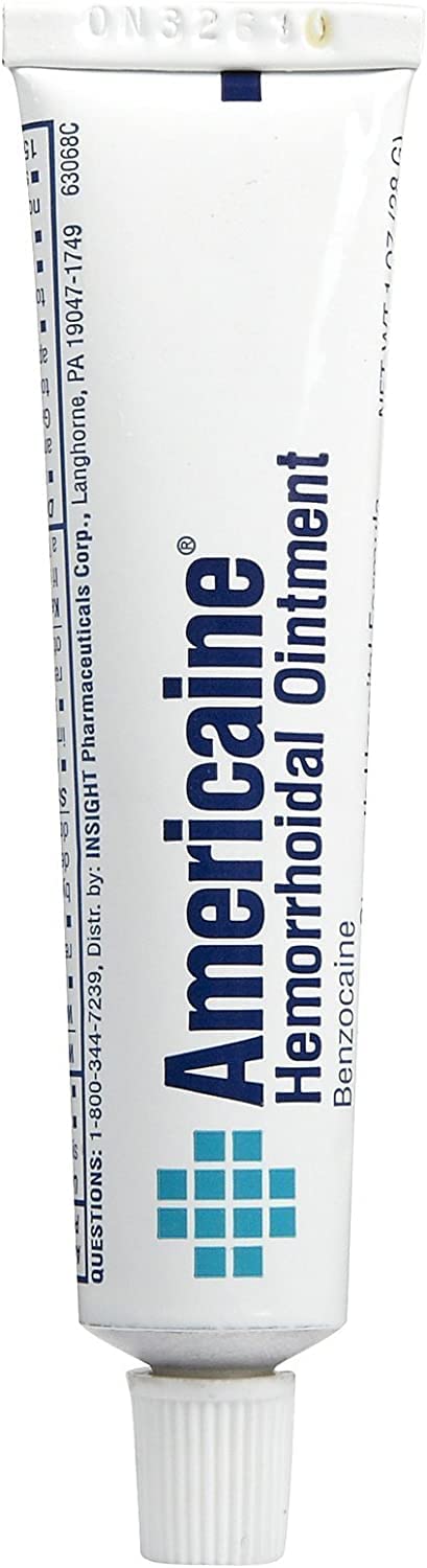 Americaine Hemorrhoidal Ointment Maximum Strength 20% Benzocaine 1 oz (Pack of 2) Americaine uk supplements