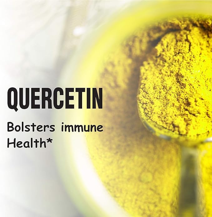 Sandhu's Quercetin 1000mg Per Serving 120 Count(Pack of 2) Vegetarian Capsules Sandhu's uk supplements