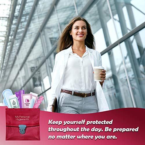 3 x Menstrual All-in-One Kits - Assorted Colors | Convenience on The Go | Single Period Kit Packs pH Advantage uk supplements
