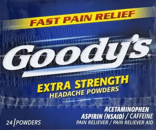 Goody's Extra Strength Powders | Fast Pain Relief | Aspirin & Caffeine | 24 Count Goody's uk supplements
