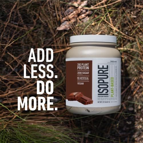 Isopure Chocolate Vegan Protein Powder, with Monk Fruit Sweetener & Amino Acids Isopure uk supplements