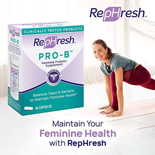 Rephresh Pro-B Probiotic Supplement for Women, 30 Oral Capsules (Pack of 2) Rephresh uk supplements