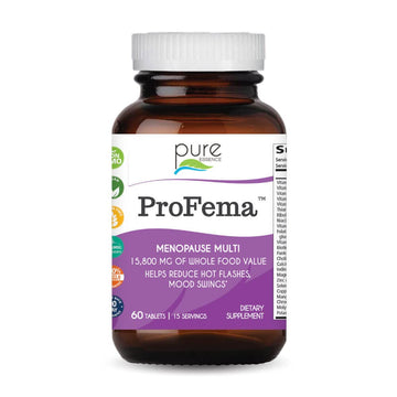 Pure Essence Labs ProFema - Multivitamin for Women - Natural Menopause Relief Supplement - Promotes Hormone Balance, Reduces Hot Flashes, Mood Swings, Night Sweats (60 Capsules) PURE ESSENCE LABS uk supplements