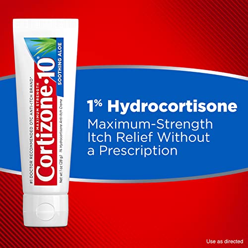 Cortizone 10 Maximum Strength Anti-Itch Cream with Soothing Aloe, 1% Hyd Cortizone 10 uk supplements