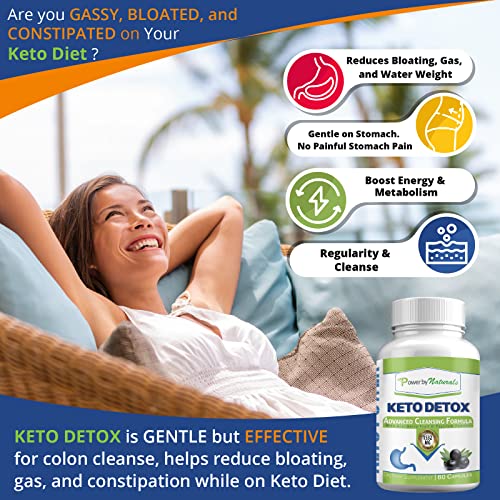 Power By Naturals Keto Colon Cleanser & Detox - Rapid Weight Loss Pills, Gut Health Power By Naturals uk supplements