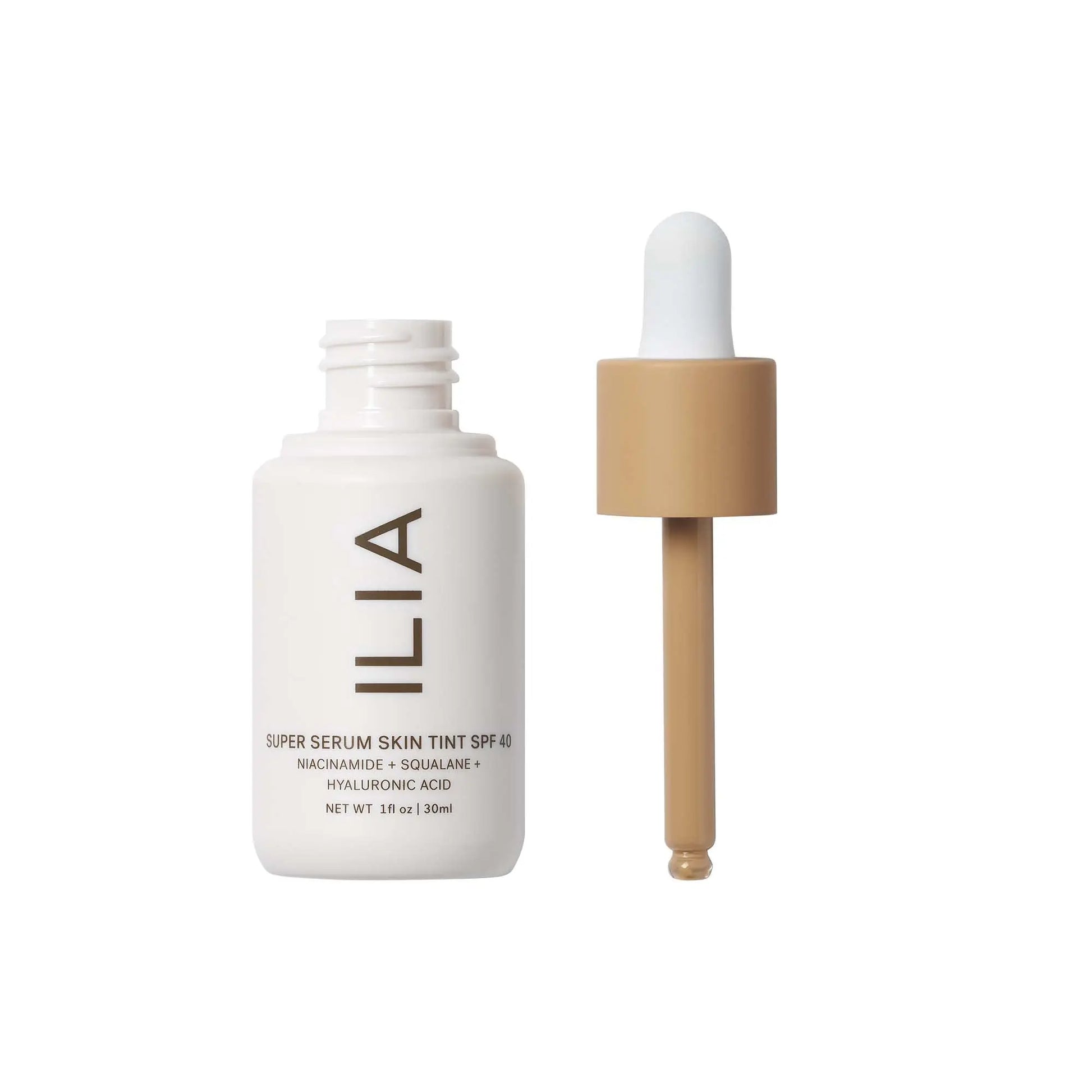 ILIA - Super Serum Skin Tint SPF 40 | Non-Comedogenic, Vegan, Lightweight to Help Against Blue Light, + Pollution while Hydrating, Smoothing, + Refining (Paloma ST9, 1 fl oz | 30 ml) ILIA uk supplements