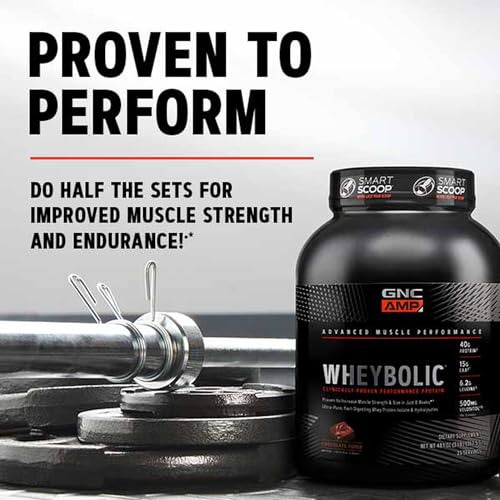 GNC AMP Wheybolic Protein Powder | Targeted Muscle Building and Workout Support GNC uk supplements