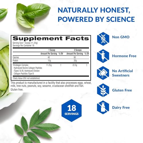 BioTrust Tri Collagen Powder - 3-in-1 Hydrolyzed Collagen Peptides Powder BioTrust uk supplements