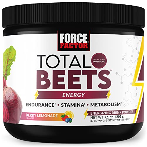 FORCE FACTOR Total Beets Beet Root Powder with Energy, NO3-T Nitrates to Support Force Factor uk supplements