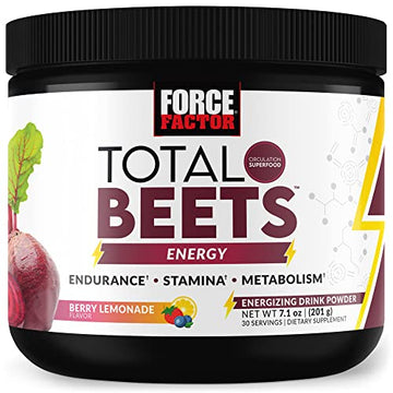 FORCE FACTOR Total Beets Beet Root Powder with Energy, NO3-T Nitrates to Support Force Factor uk supplements