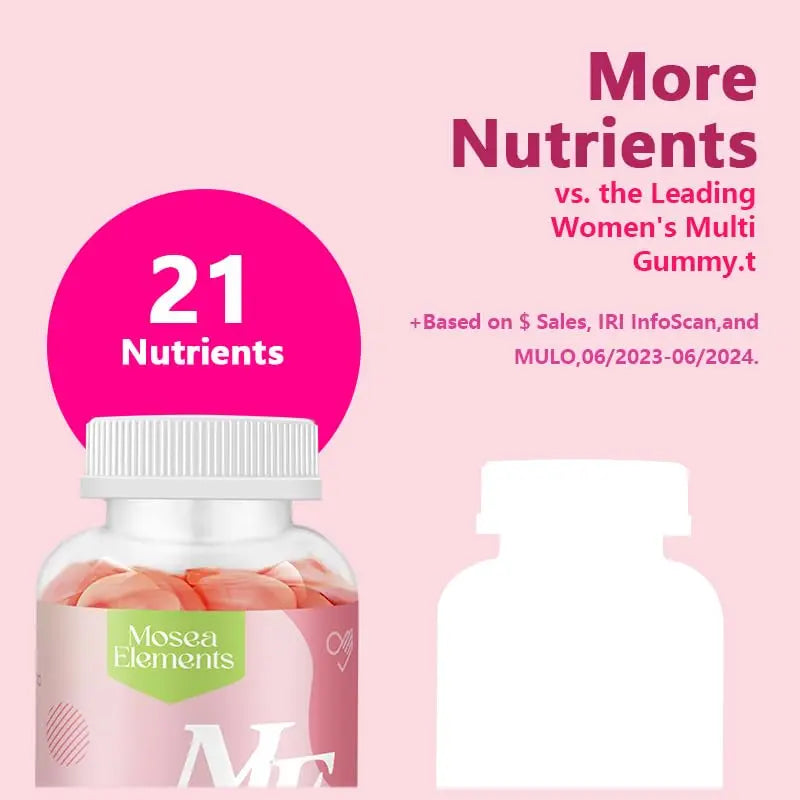 Methylated Multivitamin for Women Gummies，Inositol, Folate, Vitamins A C D3 E B12 K2, Herbal & Mineral Blend, Daily Vegan Gummy MOSEA ELEMENTS uk supplements