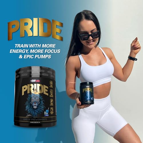 EHP Labs Pride Pre Workout Powder Energy Supplement - Sugar Free Preworkout for Men EHP Labs uk supplements