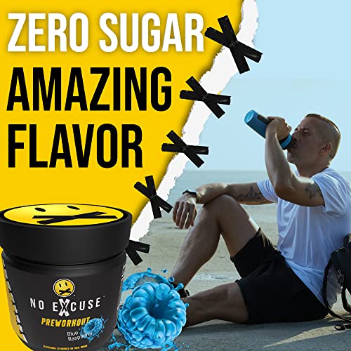 No Excuse Pre Workout Powder l Pre-Workout Supplements l Best Pre Workout No Excuse uk supplements