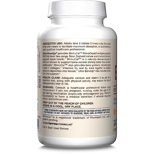 Jarrow Formulas® Ultra BoneUp®, Includes MK-7 and Silicon for Added Bone Support, 240 Bone Health Tablets Jarrow Formulas uk supplements