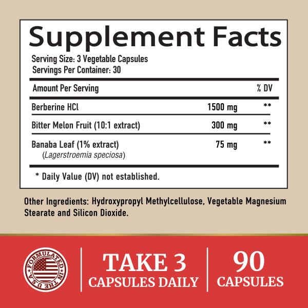 Berberine HCL 1500mg for Weight Management | Botanical Keto Inducing Berberine Supplement Nobi Nutrition uk supplements