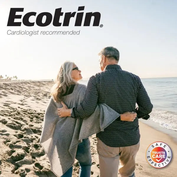 Ecotrin Regular Strength Safety Coated Aspirin | Arthritis Pain | 300 Tablets (2 Pack) Ecotrin uk supplements