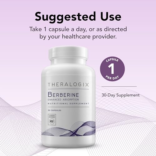 Theralogix Berberine Enhanced Absorption - 30-Day Supply - Made with Berberine Theralogix uk supplements
