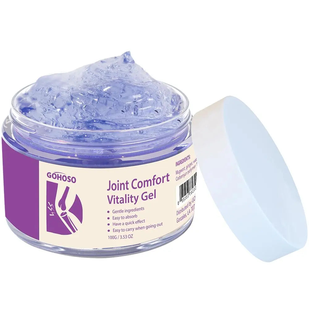 Joint Purple Gel, Cooling Massage Cream with Turmeric for Back, Neck, Joints & Muscles – Hydrating Gel for Active Lifestyles ENVISHA uk supplements