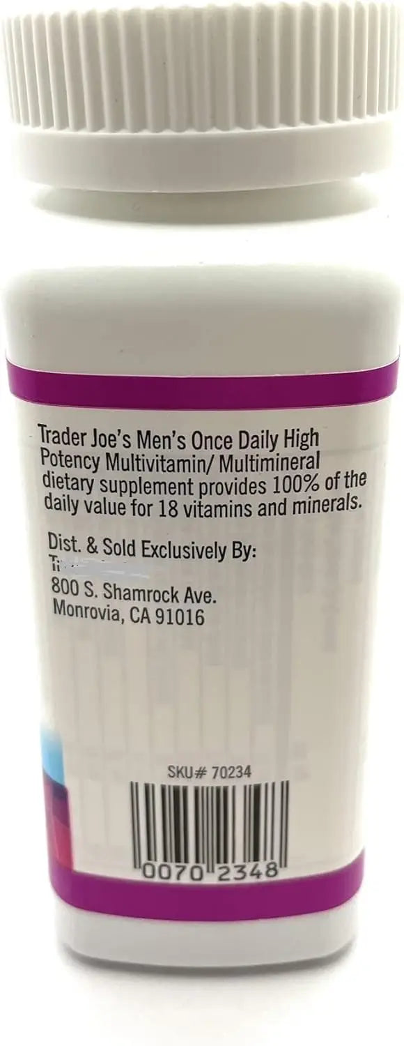 Men’s Gluten Free Once Daily High Potency Multivitamin & Multimineral Supplement 60 Tablets - (Pack of 1) Aus Healthcare uk supplements