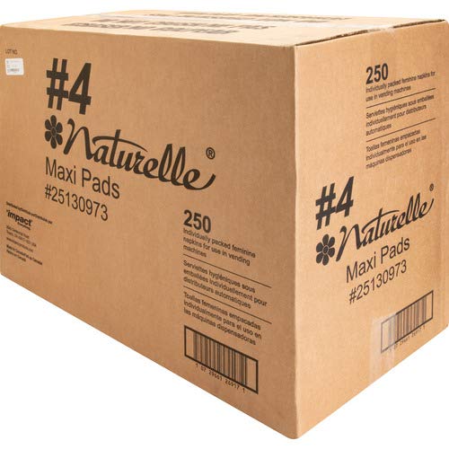 Impact Products 25130973 Maxi Pads, Naturelle, Regular, Vendor Refills, WE Rochester Midland uk supplements