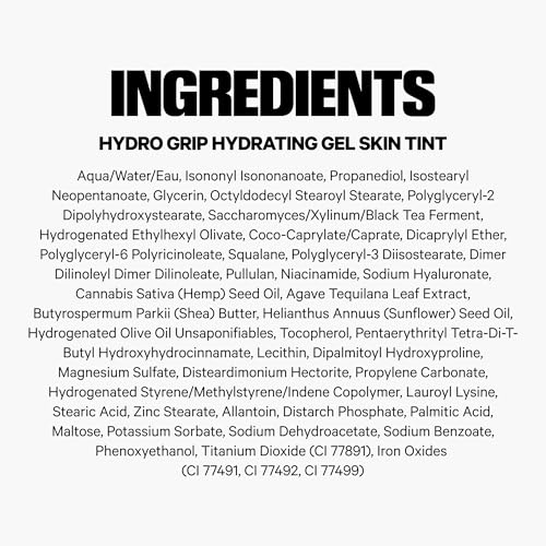 Milk Makeup Hydro Grip Hydrating Gel Skin Tint – 12HR Lightweight Buildable Coverage with Hyaluronic Acid for Natural Dewy Finish – Non-Comedogenic – 9 Medium Tan w/Warm Undertones, 1oz Milk Makeup uk supplements