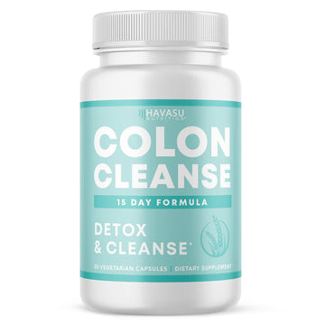 Colon Cleanse for Detox and Weight Loss | 15 Day Fast-Acting Detox Cleanse and Natural HAVASU NUTRITION uk supplements