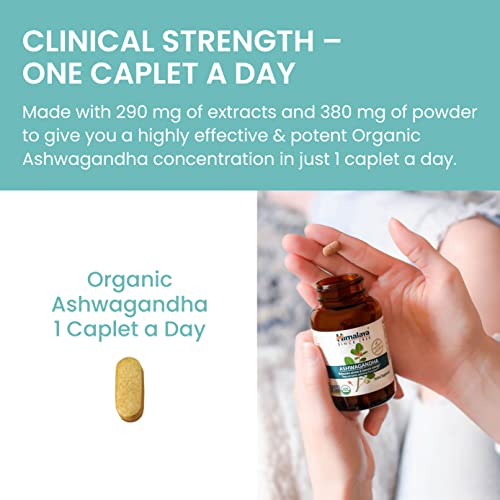 Himalaya Organic Ashwagandha, 60 Day Supply, Herbal Supplement for Stress Relief Himalaya uk supplements