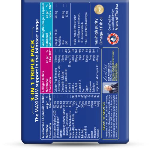 Jointace Vitabiotics Max, 84 Count (Pack of 1) Vitabiotics uk supplements