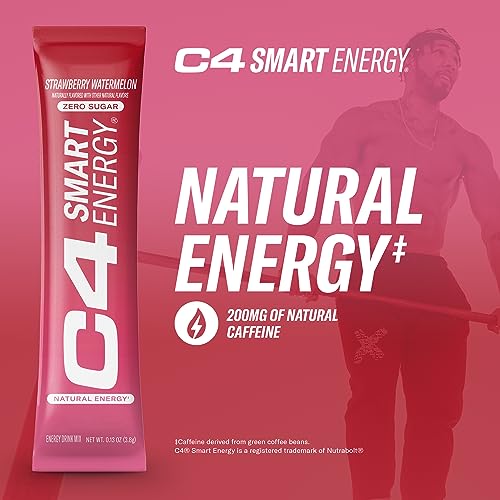 C4 Smart Energy Powder Stick Packs - Sugar Free Performance Fuel & Nootropic Brain Cellucor uk supplements