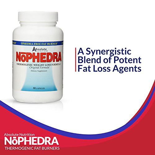 Absolute Nutrition Thermogenic Fat Burners, Nophedra Capsules, 80 Count Bottle Absolute Nutrition uk supplements