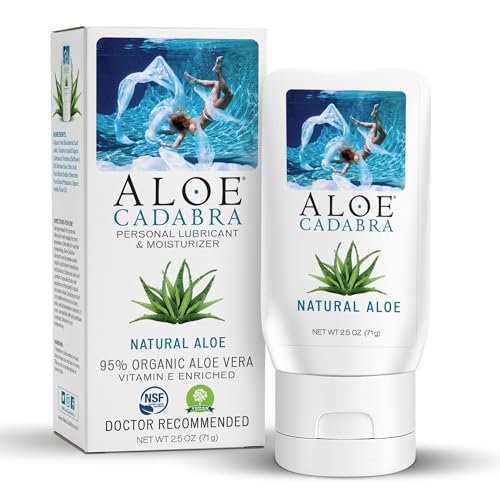 Aloe Cadabra Natural Water Based Personal Lube, Organic Lubricant for Her, Him & Couples, Unscented Aloe Cadabra uk supplements