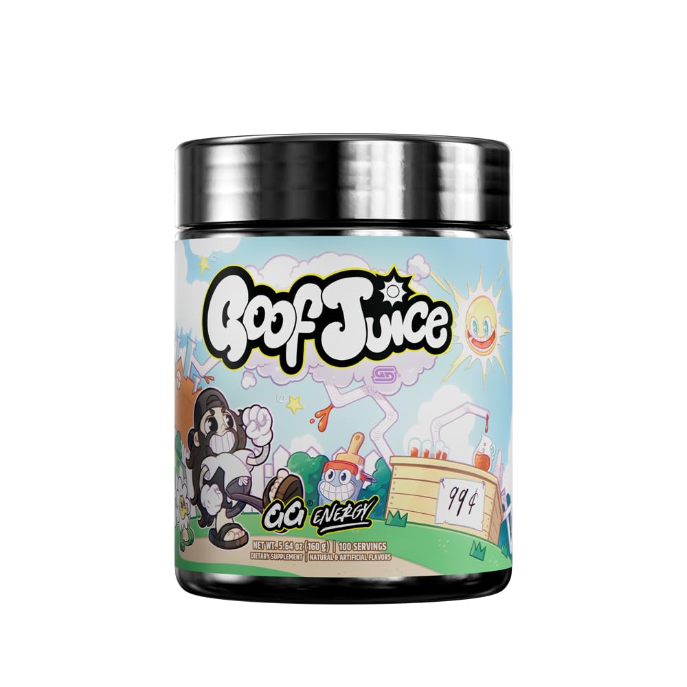 Gamer Supps GG Energy - Goof Juice by MoistCr1TiKaL (100 Servings) - Keto Friendly Gaming Energy and Nootropic Blend, Sugar Free + Organic Caffeine + Vitamins + Immune Support, Powder Drink Gamer Supps uk supplements