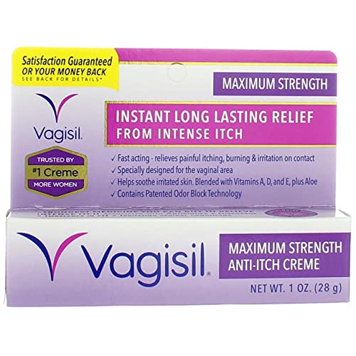Vagisil Maximum Strength Anti-Itch Creme 1 oz (Pack of 2) Vagisil uk supplements