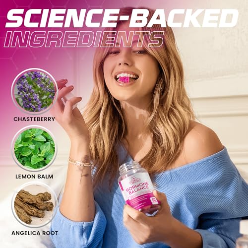 Hormone Balance for Women - PMS Relief Gummies and Bloating Relief for Women Bear Grips uk supplements