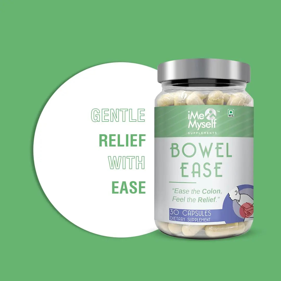 iMeMyself Bowel Ease – 30 Plant-Based Capsules | Gentle Bowel Support with Herbal Extracts & Vitamins iMeMyself uk supplements