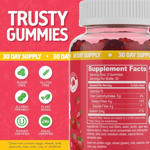 Desired Life Sugar Free Prebiotic Fiber Gummies for Adults and Kids Mixed Berry Flavor Desired Life uk supplements