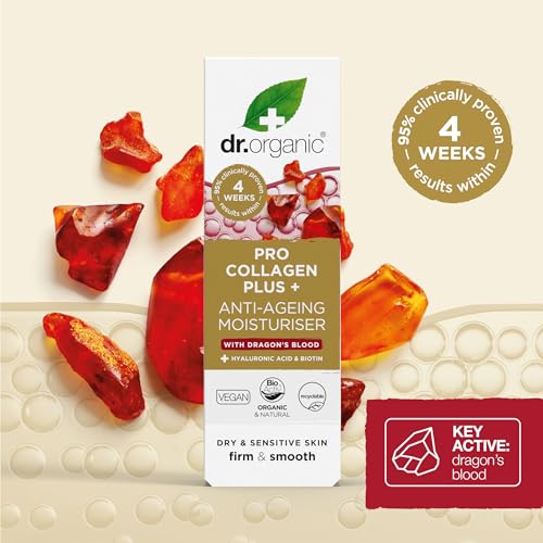 Dr Organic, Organic Pro Collagen with Dragons Blood, Natural, Vegan, Cruelty Free, Paraben & SLS Free, 50ml DR ORGANIC uk supplements