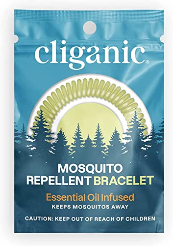 Cliganic 50 Pack Mosquito Repellent Bracelets, DEET-Free Bands, Individu Cliganic uk supplements