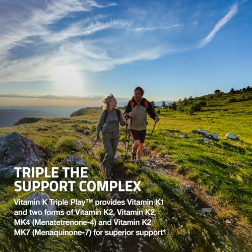 Vitamin K Triple Play (Vitamin K2 MK7 / Vitamin K2 MK4 / Vitamin K1) Full Spectrum Bronson uk supplements