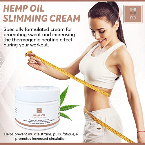 Full Body Hemp oil Slimming Hot Cream - Weight Loss Fat Burning Inch Reducing Heath Secret uk supplements