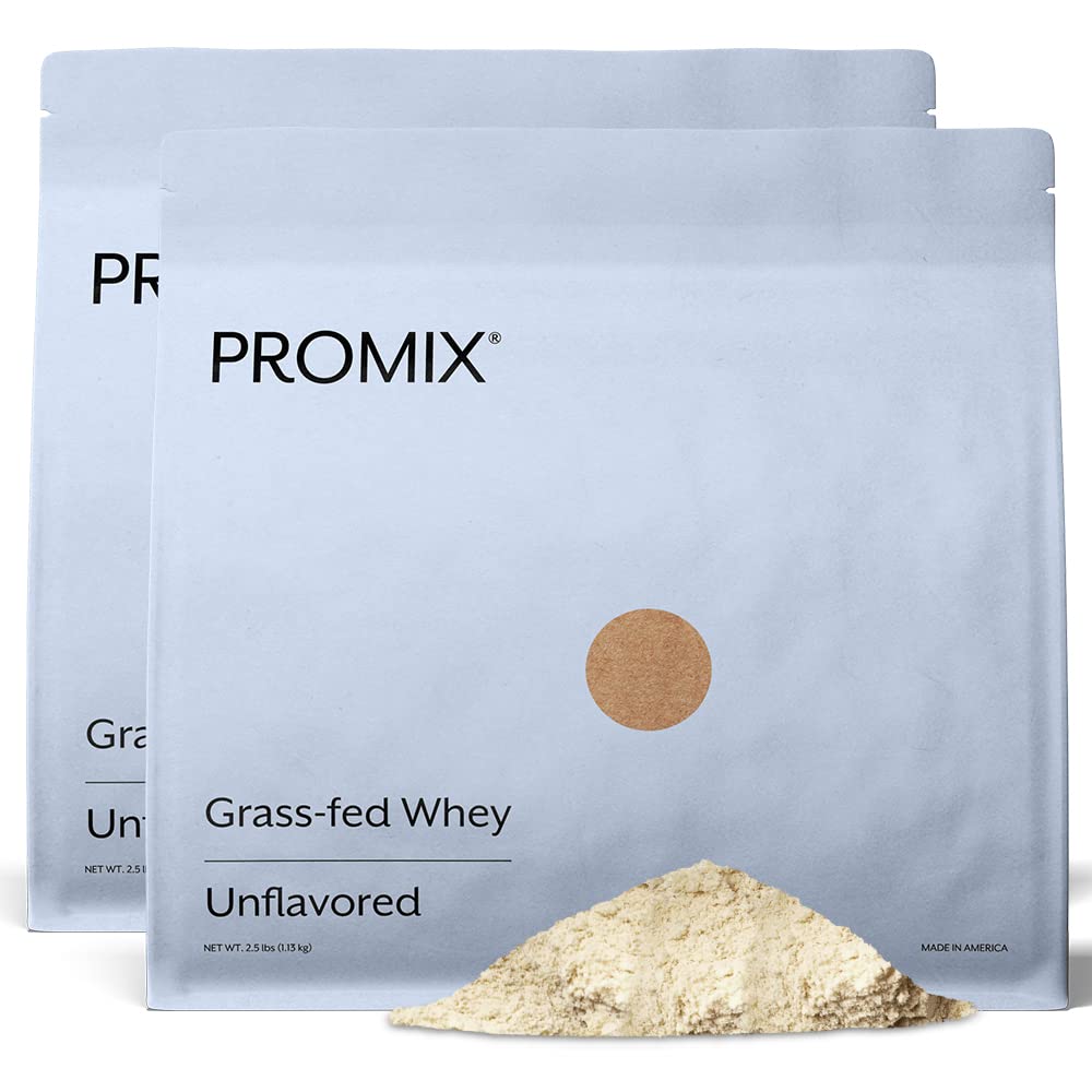 Promix Whey Protein Powder, Unflavored - 5lb Bulk - Grass-Fed & 100% All Natural ProMix Nutrition uk supplements