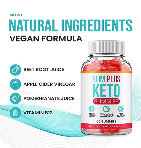 (5 Pack) Slim Plus Keto ACV Gummies - Official - Keto Slim Plus ACV Advanced Weight Loss Rillvo uk supplements