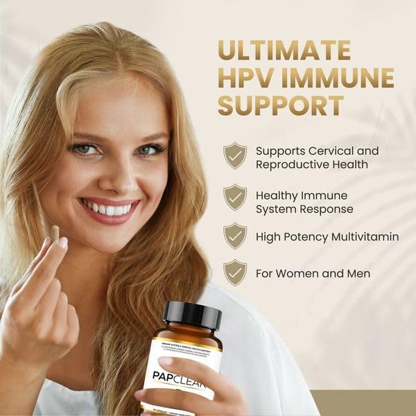 HPD Rx PAPCLEAR Physician Formulated | All Natural HPV Immune Support Supplement HPD Rx uk supplements