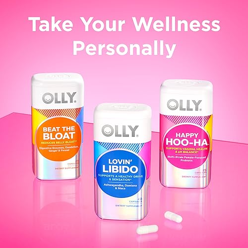 OLLY Happy Hoo-Ha Capsules, Probiotic for Women, Vaginal Health and pH OLLY uk supplements