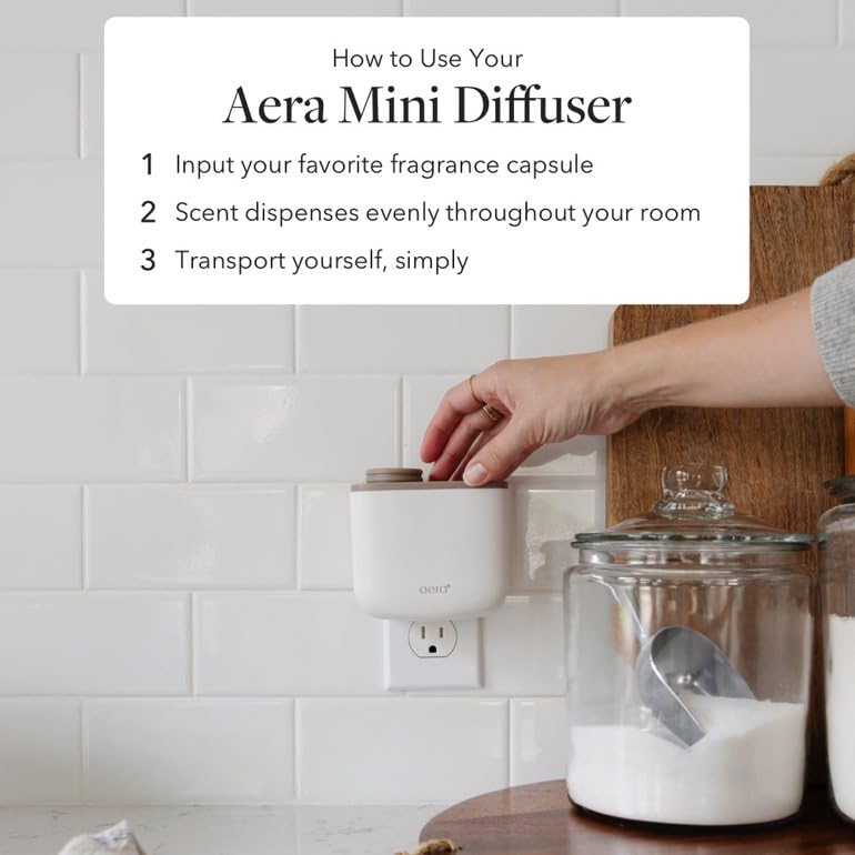 Aera Mini Skylar Lime Sands Home Fragrance Scent Refill - Notes of Lime and Sea Salt - Works AERA uk supplements