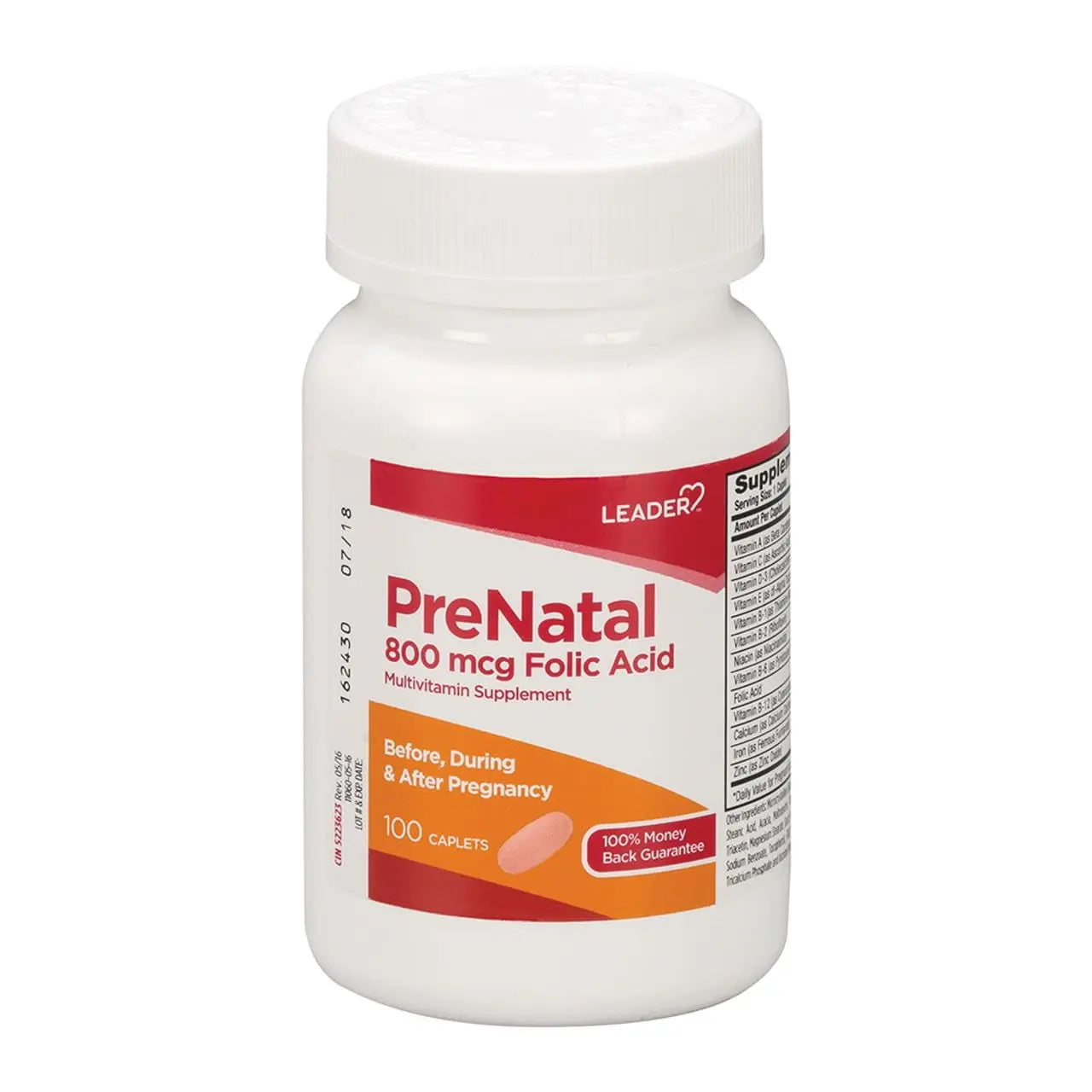 Leader Prenatal Multivitamin with 800mcg Folic Acid & Essential Nutrients for Healthy Pregnancy & Fetal Development, High Potency Vitamin Leader uk supplements