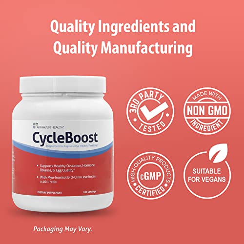 Fairhaven Health Vegan Myo-Inositol and D-Chiro Inositol Powder | 40:1 Ratio | Hormone Fairhaven Health uk supplements