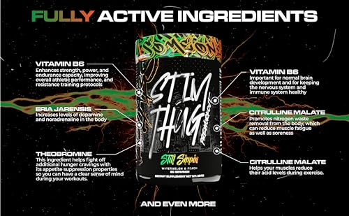 KILO LABS Pre Workout Powder | Stim Thug Preworkout for Men and Women | Hydrating KILO LABS uk supplements